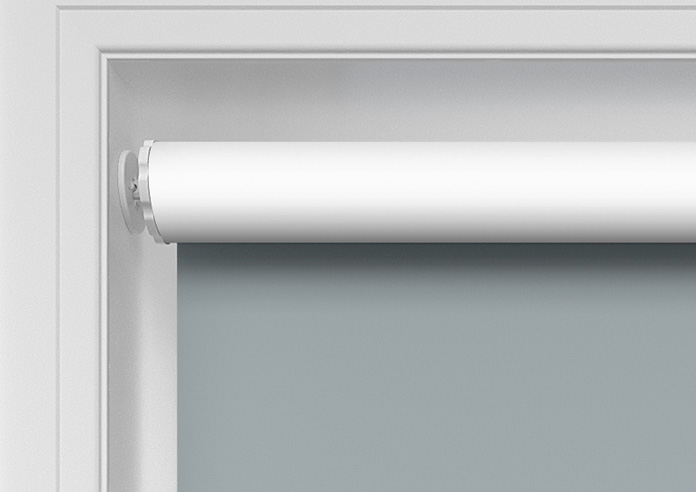 Lycia (FR Blackout), Angora Grey - Twist&Fit Roller Blind - Image 10